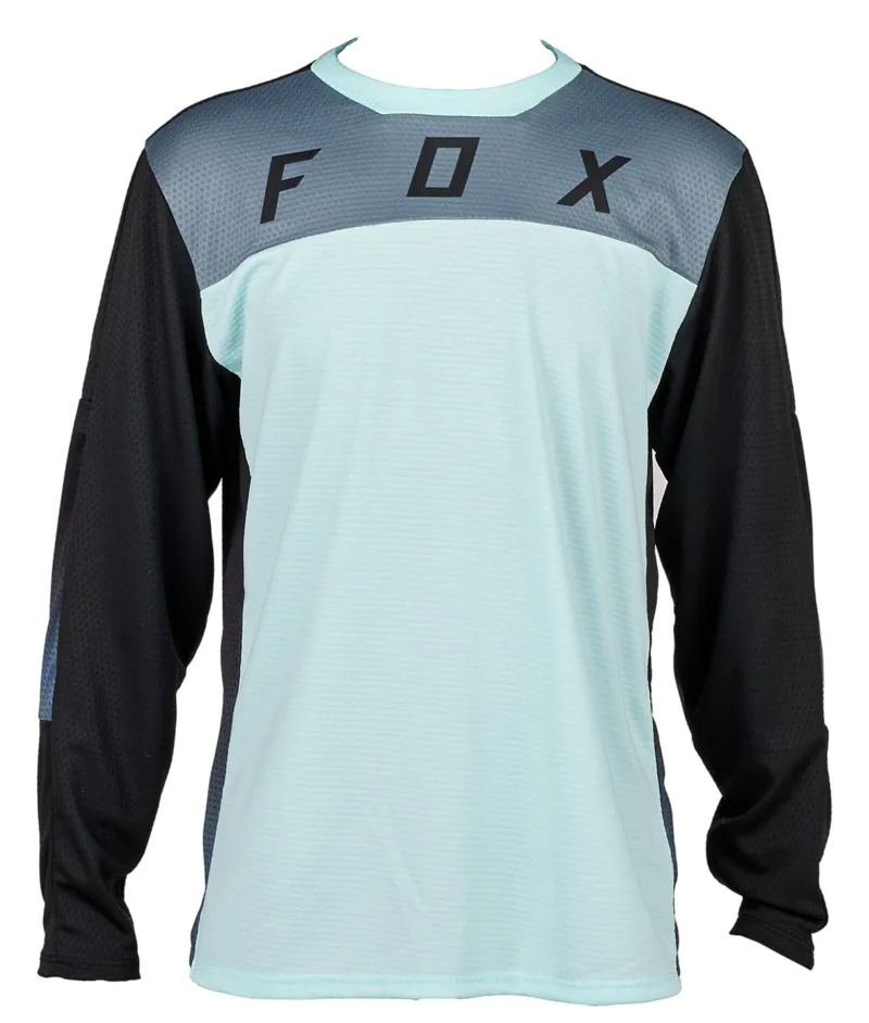 Fox Defend Race Youth LS MTB Jersey Ice Blue